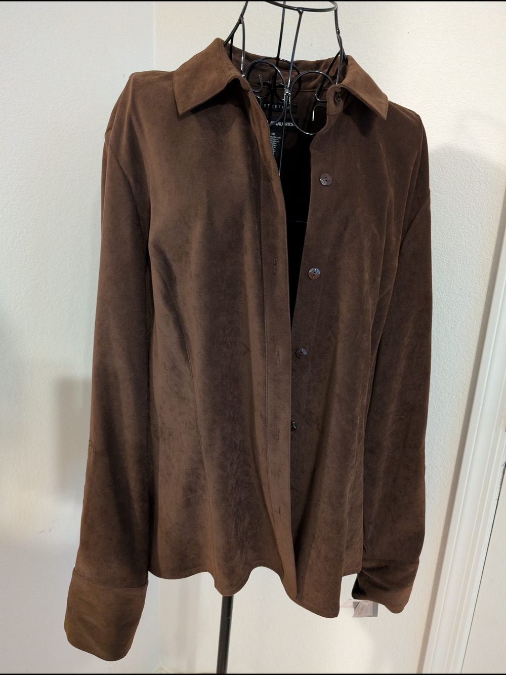 Norton McNaughton Brown Button-Front Jacket